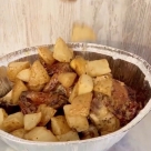 Pollastre a l'ast amb patates